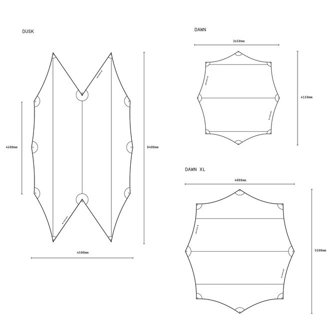 Hovedbilde Heimplanet DAWN XL Tarp - Grå