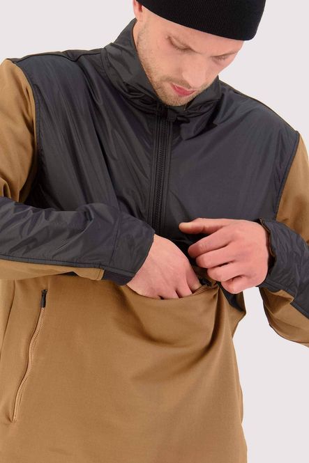 Hovedbilde Mons Royale Mens Decade Mid Pullover Toffee
