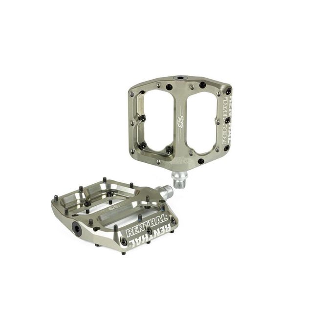 Hovedbilde Renthal Revo-F Flat Pedal AluGold 9/16 axle ...