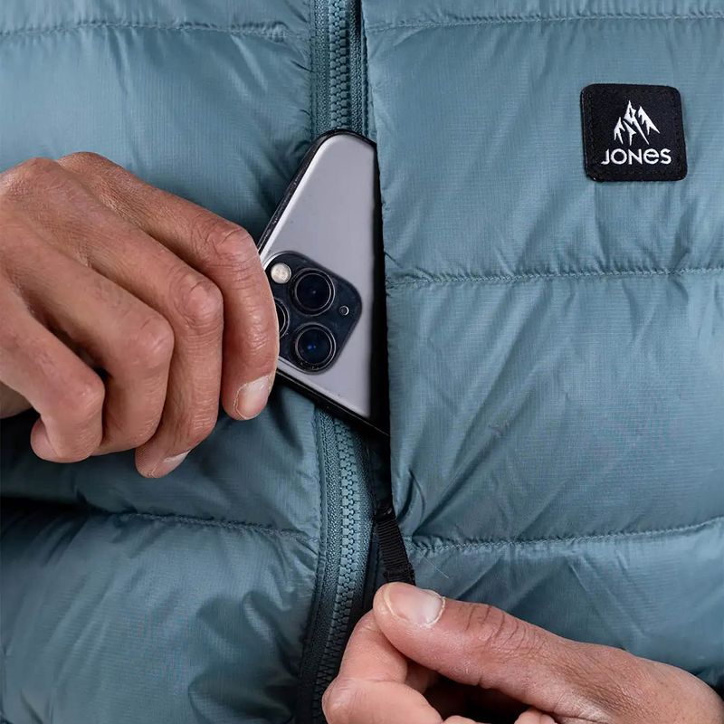 Jones Re-Up Down Hooded Jacket Atlantic Blue