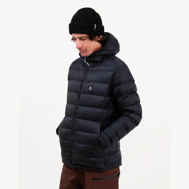 Jones Re-Up Down Hooded Jacket Stealth Black