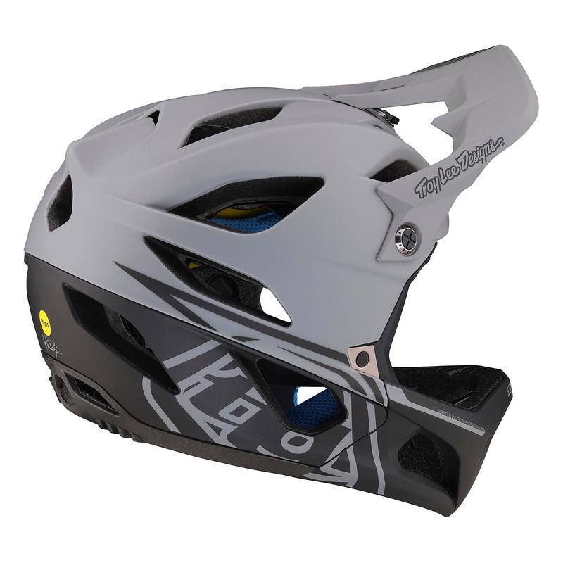 Troy Lee Designs Stage Helmet Stealth Stealth Gray