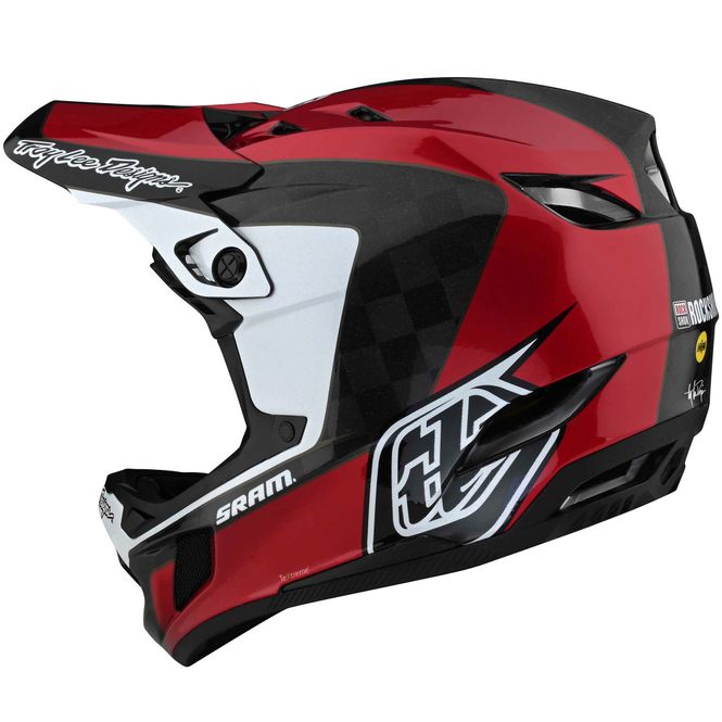 Hovedbilde Troy Lee Designs D4 Carbon Helmet Corsa Sram Red