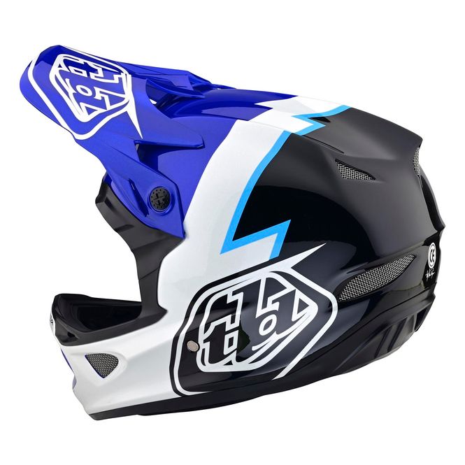 Hovedbilde Troy Lee Designs D3 Fiberlite Helmet Volt Blue