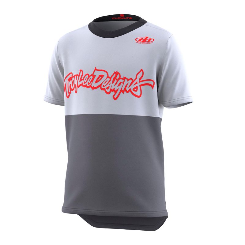 Troy Lee Designs Youth Flowline Jersey Short sleeve Scripter Charcoal
