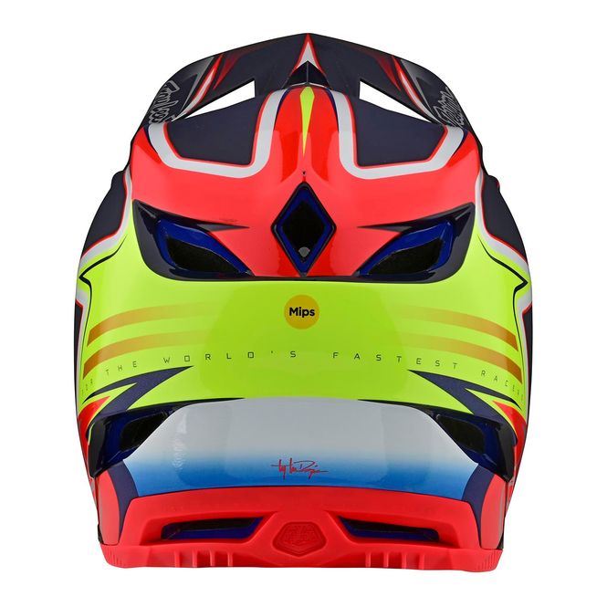 Hovedbilde Troy Lee Designs D4 Carbon Helmet Lines Black/Red