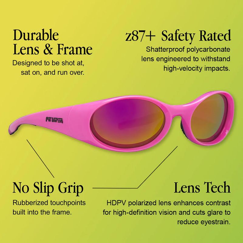 Pit Viper The Slammer The Juicy Z87+ HDPV Polarized Pink