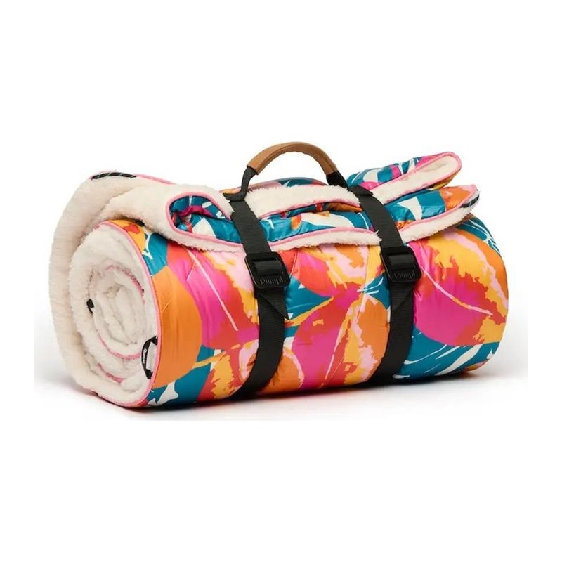 Rumpl Sherpa Puffy Blanket Citrus Eucalyptus 1P