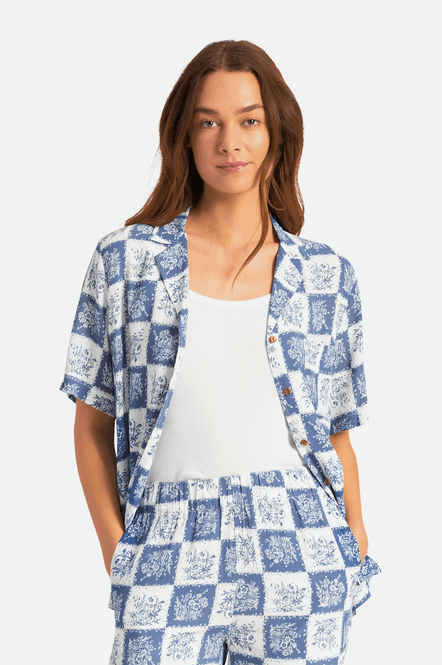 Hovedbilde Brixton Bunker Patchwork Boyfriend Shirt W ...