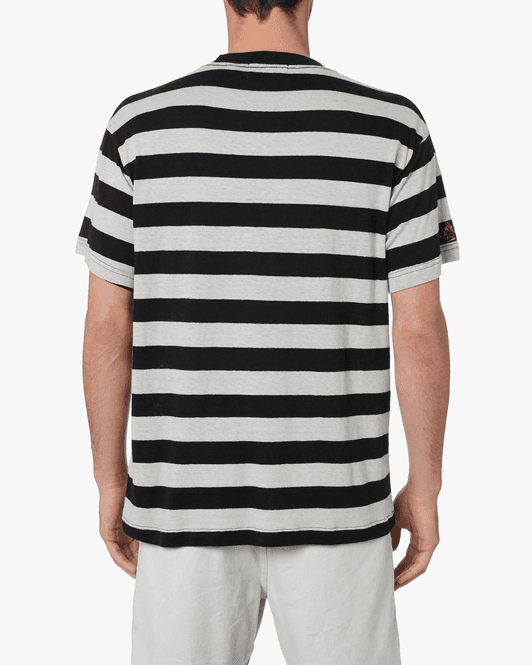 Hovedbilde Deus Ex Machina Hemp Stripe Tee Phantom Stripe