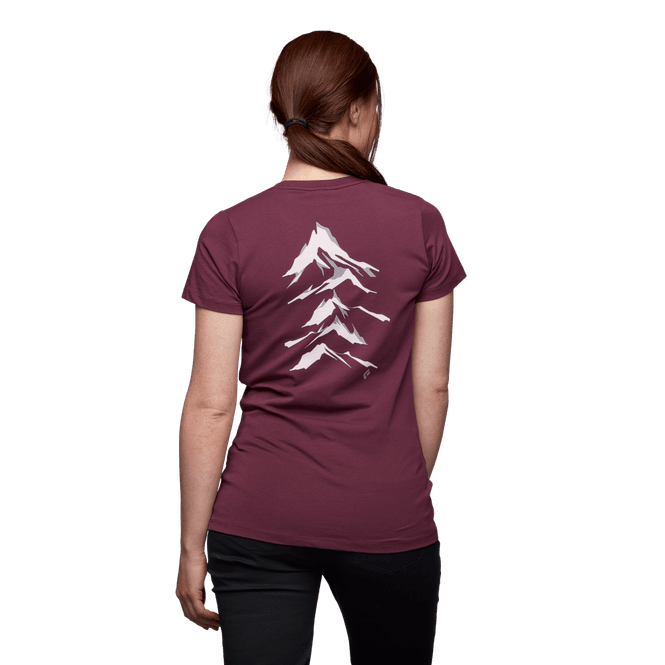 Hovedbilde Black Diamond W Peaks Tee Blackberry