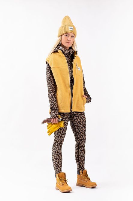Hovedbilde Eivy Lumberjackie Sherpa Vest Faded Amber