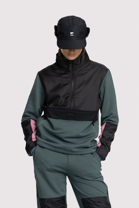 Hovedbilde Mons Royale Womens Decade Mid Pullover Burnt ...