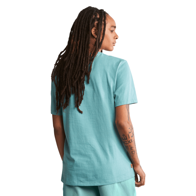 Hovedbilde Timberland Heavyweight Logo Tee Mineral Blue