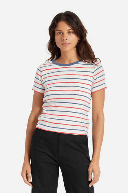 Hovedbilde Brixton Samantha Baby Tee T-Skjorte Stripe