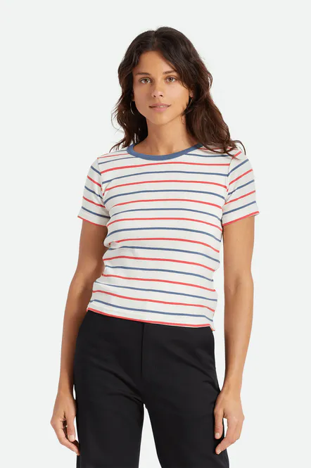Hovedbilde Brixton Samantha Baby Tee T-Skjorte Stripe