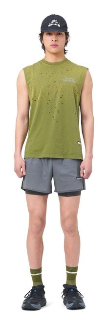 Hovedbilde Satisfy Running MothTech Muscle Tee Sun Bleached ...
