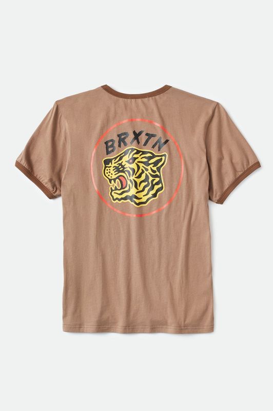Brixton Kit Vintage Ringer Tee Twig