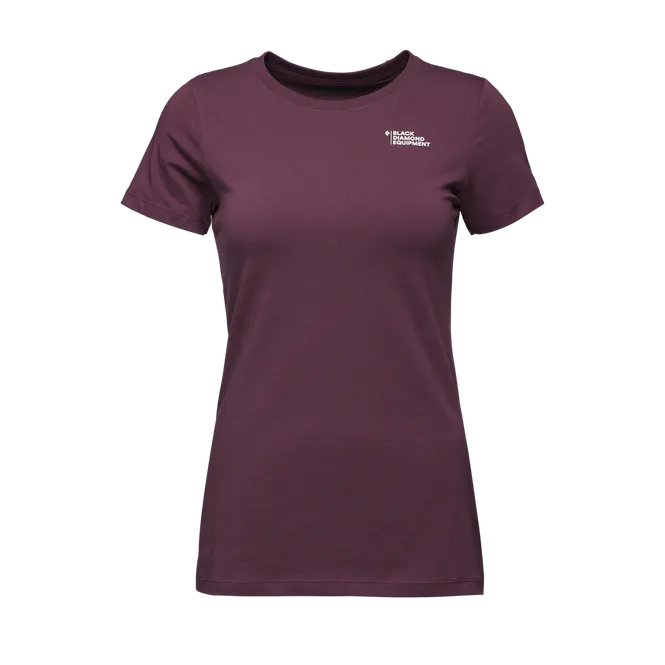 Hovedbilde Black Diamond W Peaks Tee Blackberry