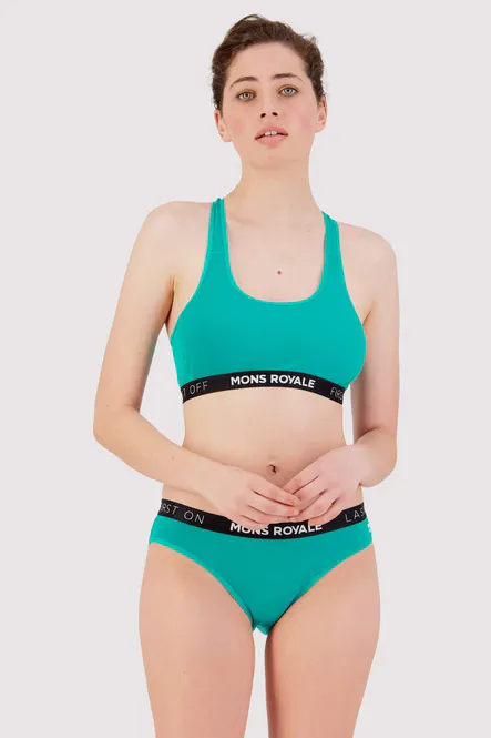 Hovedbilde Mons Royale Womens Sierra Sports Bra Marina
