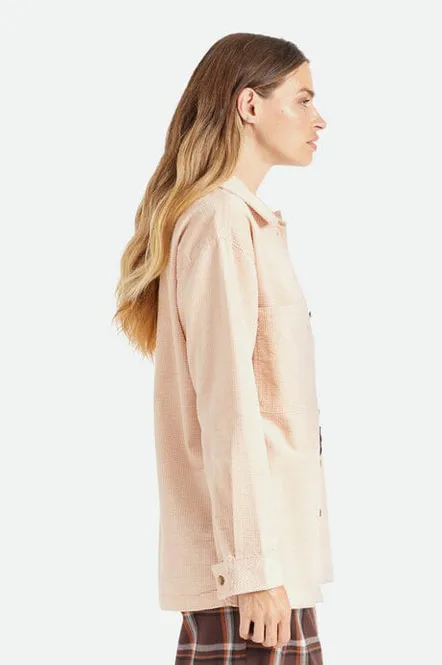 Hovedbilde Brixton Dundee Corduroy Overshirt Rose Dust ...