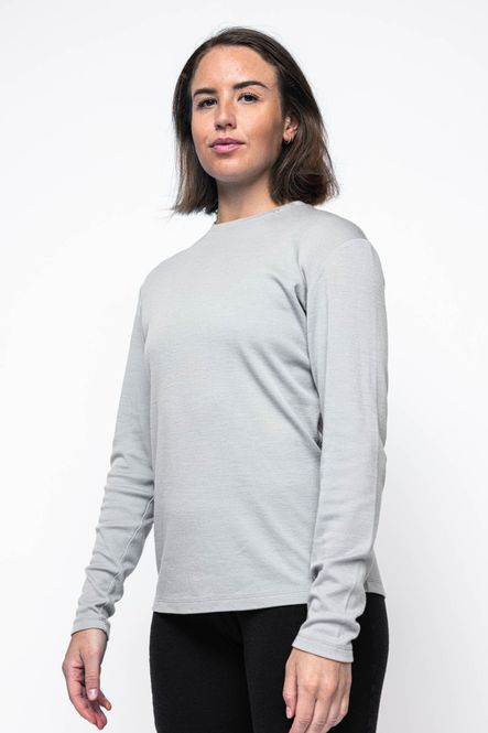 Hovedbilde Woolf Merino Snerte LS Vane Grey