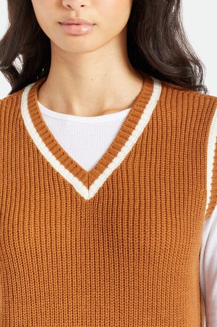 Hovedbilde Brixton Melody Sweater Vest Glazed Ginger