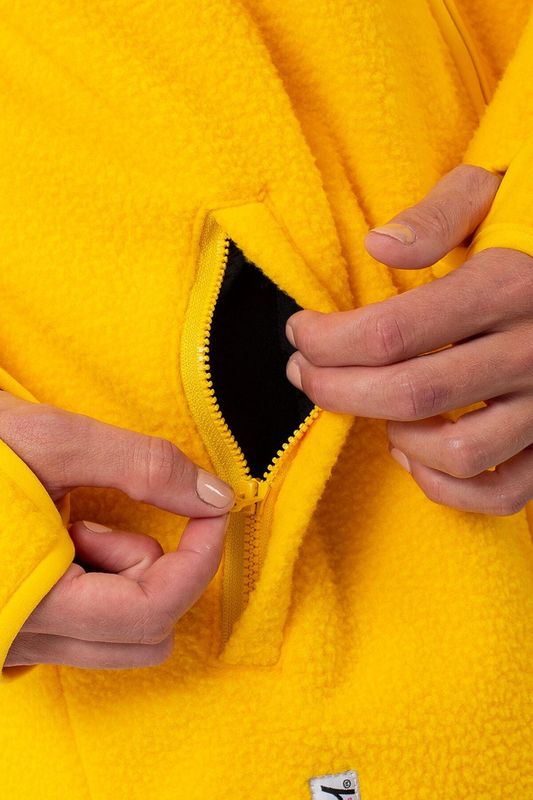 Eivy Bear Sherpa Jacket Yellow Bee