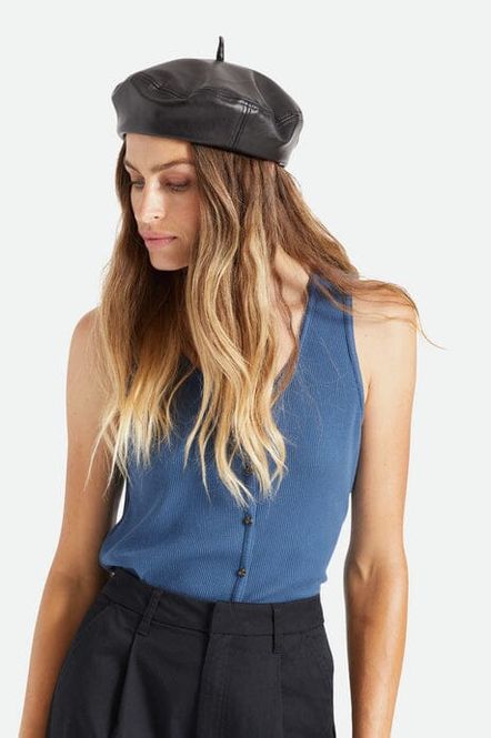 Hovedbilde Brixton Audrey II Beret Black-Black