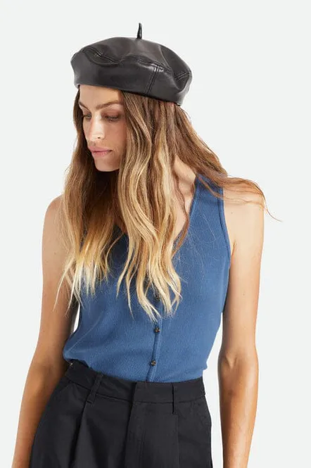 Hovedbilde Brixton Audrey II Beret Black-Black
