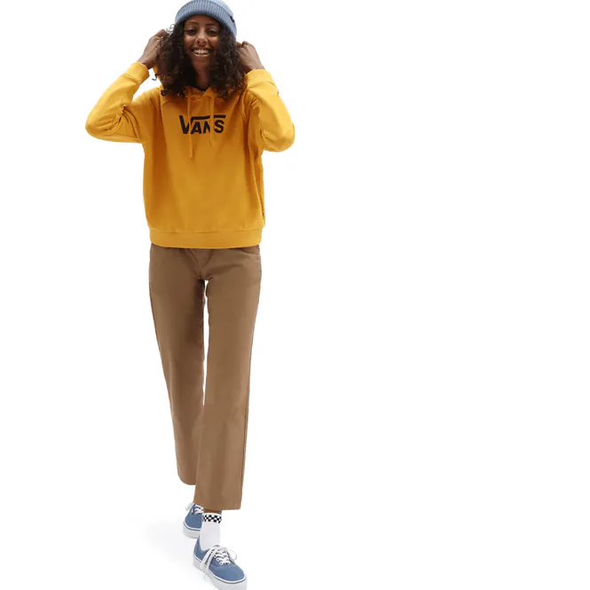 Hovedbilde Vans Wm Flying V Ft Boxy Hoodie Golden Glow