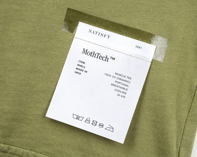 Hovedbilde Satisfy Running MothTech Muscle Tee Sun Bleached ...